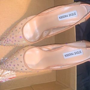 Steve Madden Nude Valan Heels Size 10